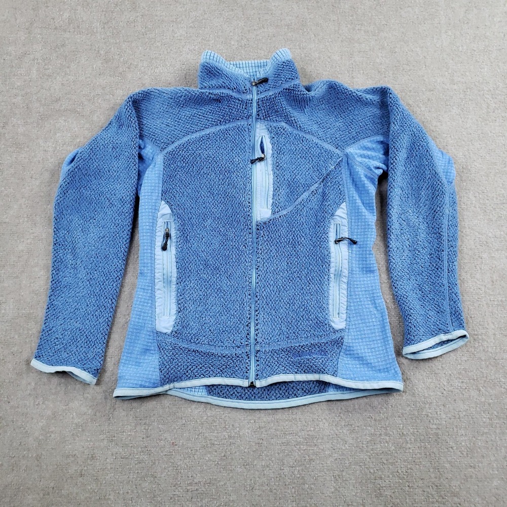 Patagonia R2 Jacket Womens Small‎ Blue Fleece Full Zip Pockets Regulator 25143